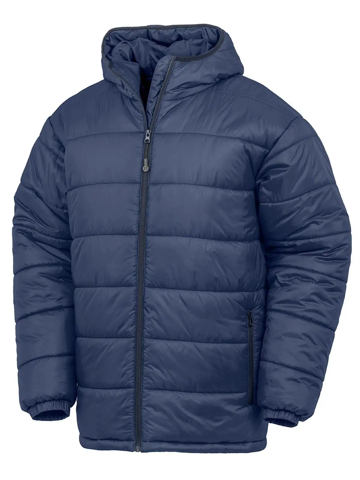 Recycled hooded padded parka