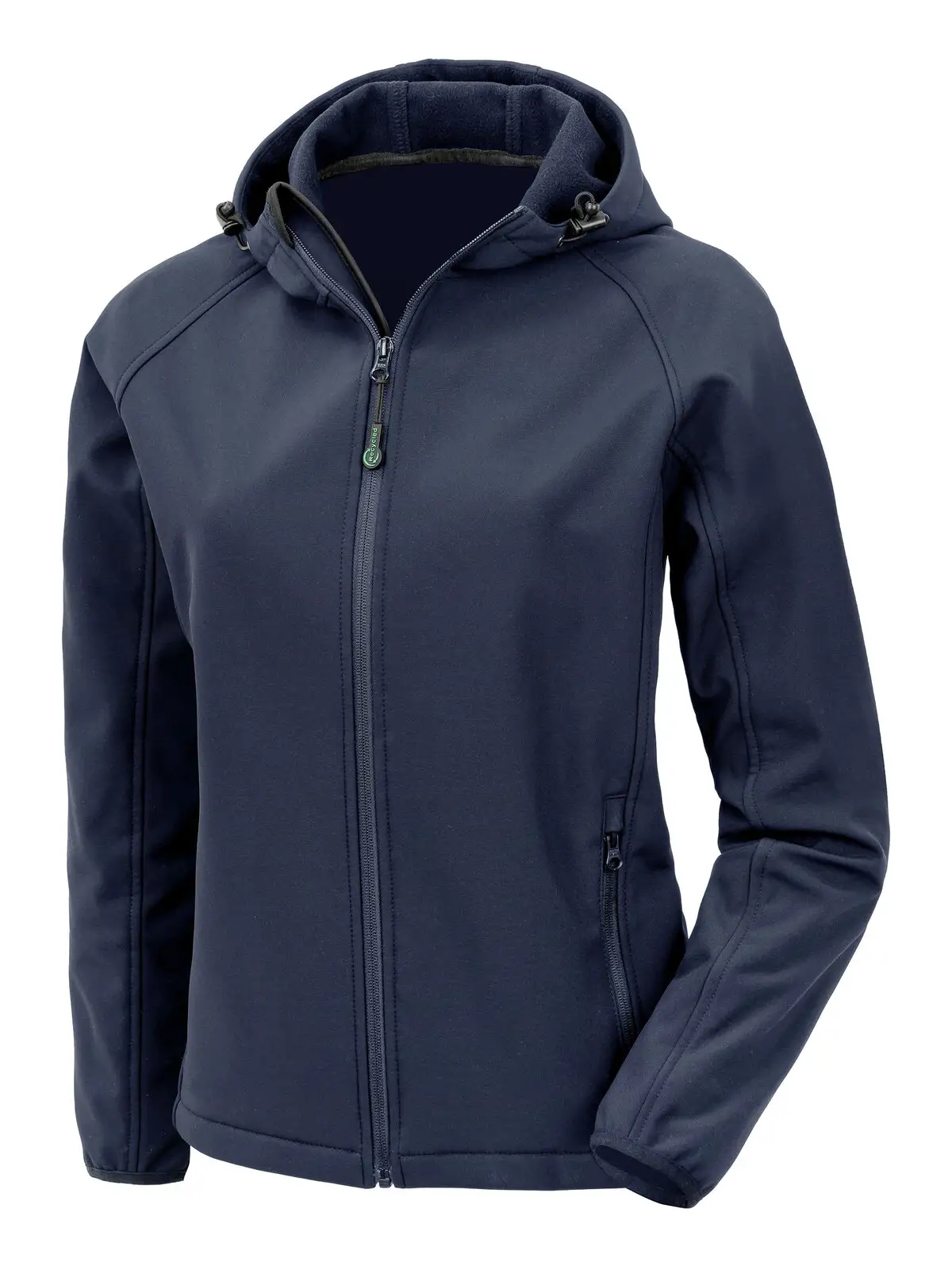 Recycled printable 3-layer hooded softshell