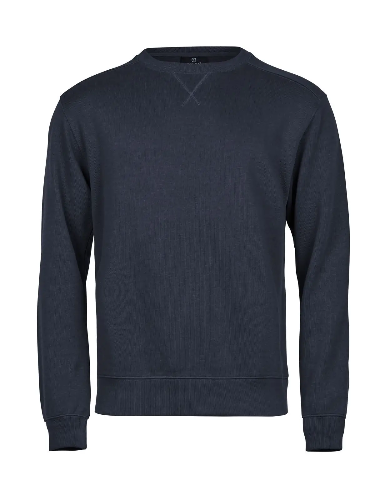 Ribbed Interlock Crew Neck