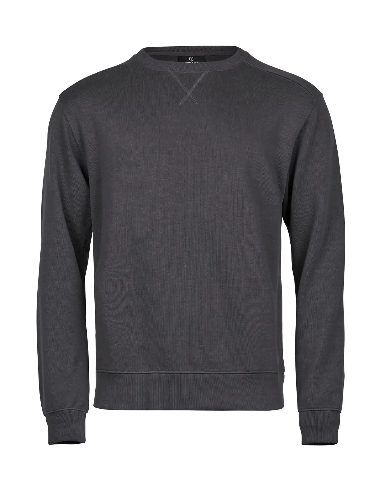 Ribbed Interlock Crew Neck