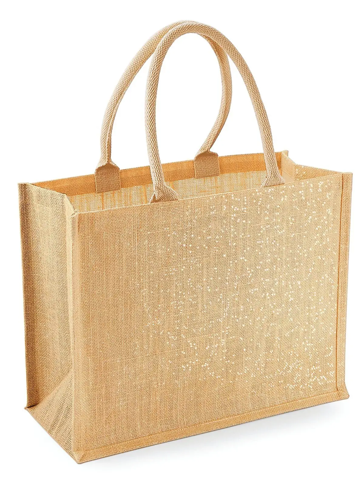 Shimmer Jute Shopper