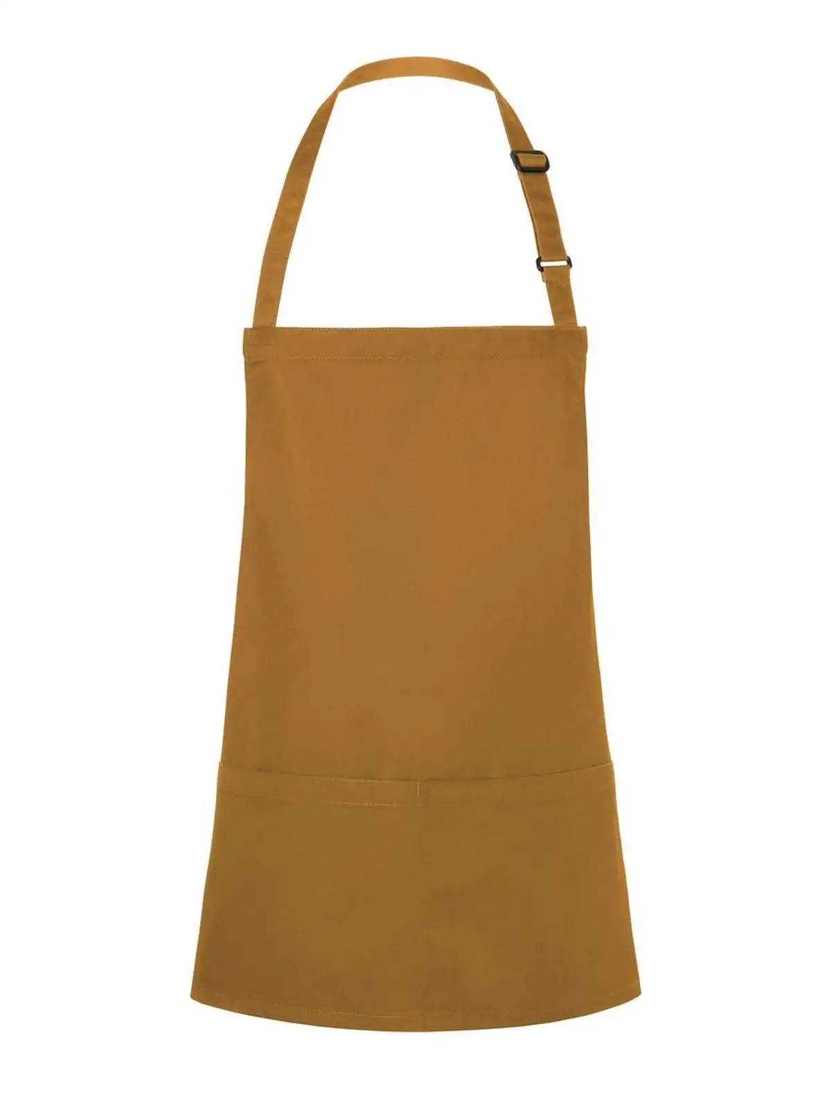 Short Bib Apron Basic With Buckle And Pocket