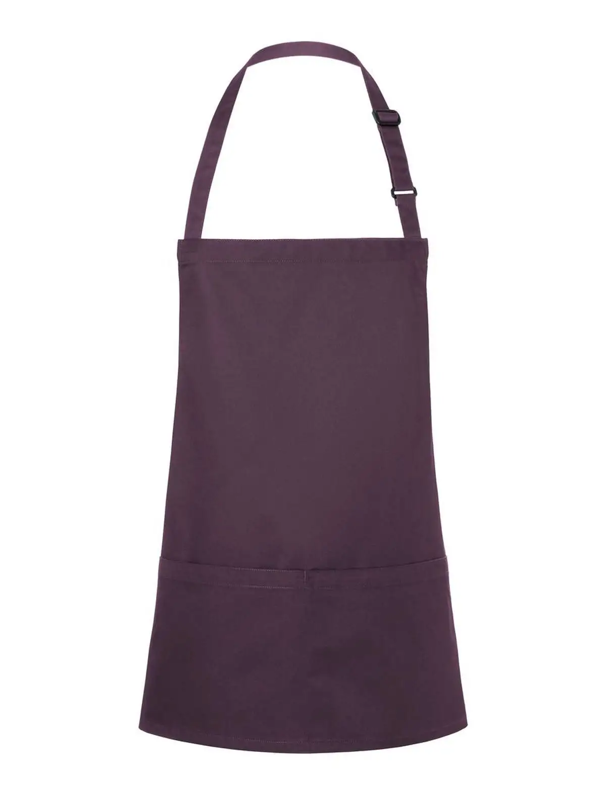 Short Bib Apron Basic With Buckle And Pocket