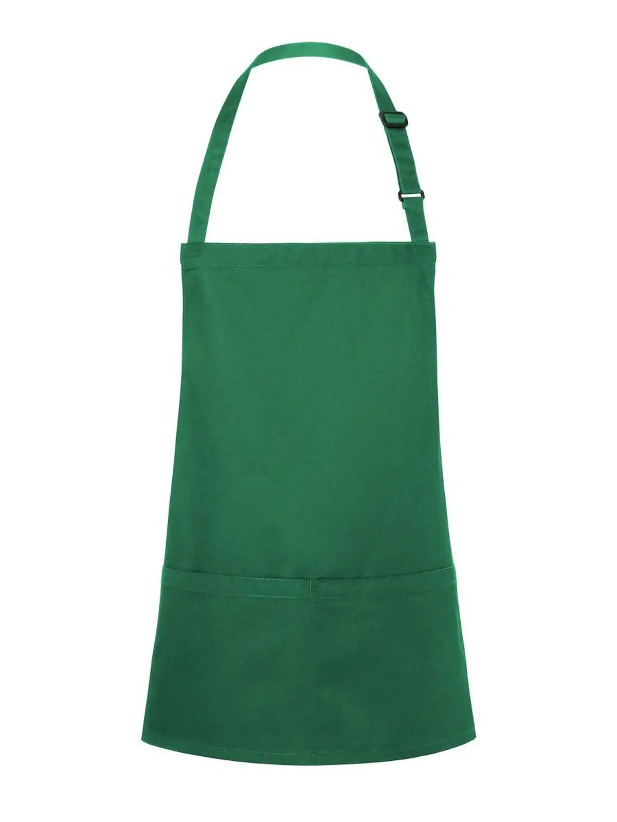 Short Bib Apron Basic With Buckle And Pocket