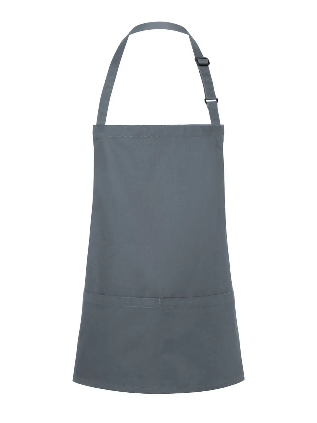 Short Bib Apron Basic With Buckle And Pocket
