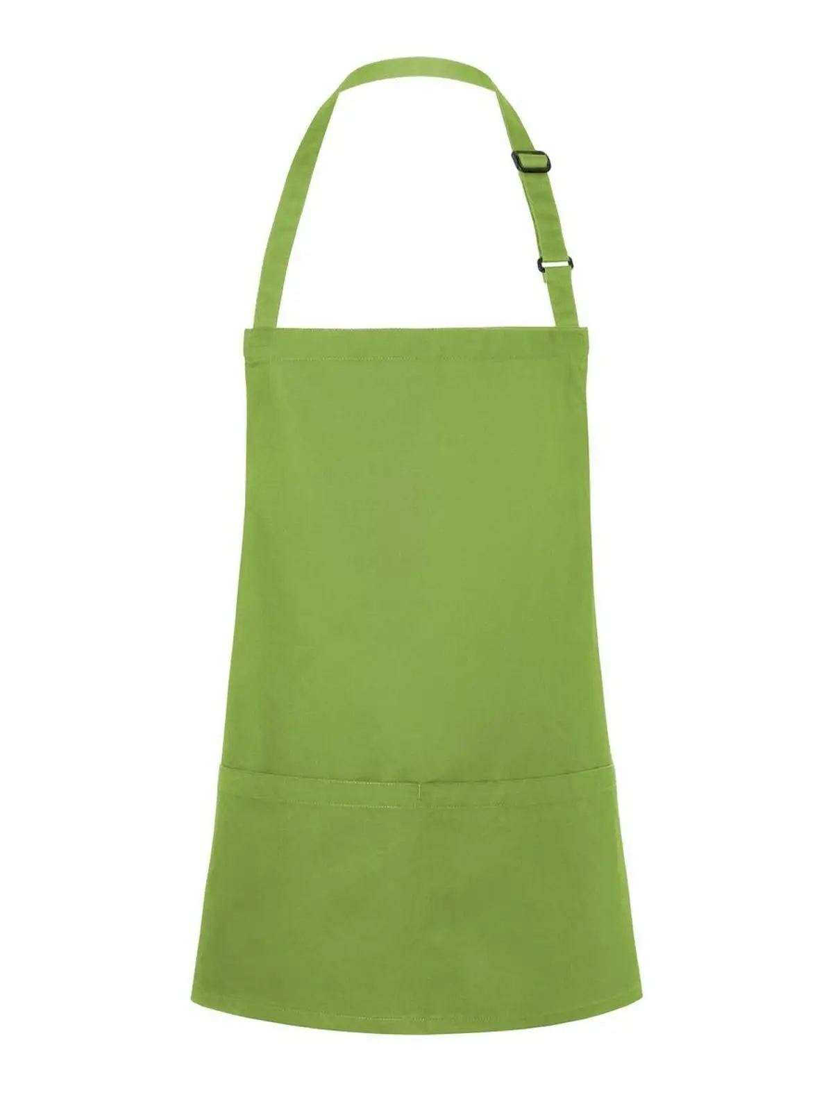 Short Bib Apron Basic With Buckle And Pocket