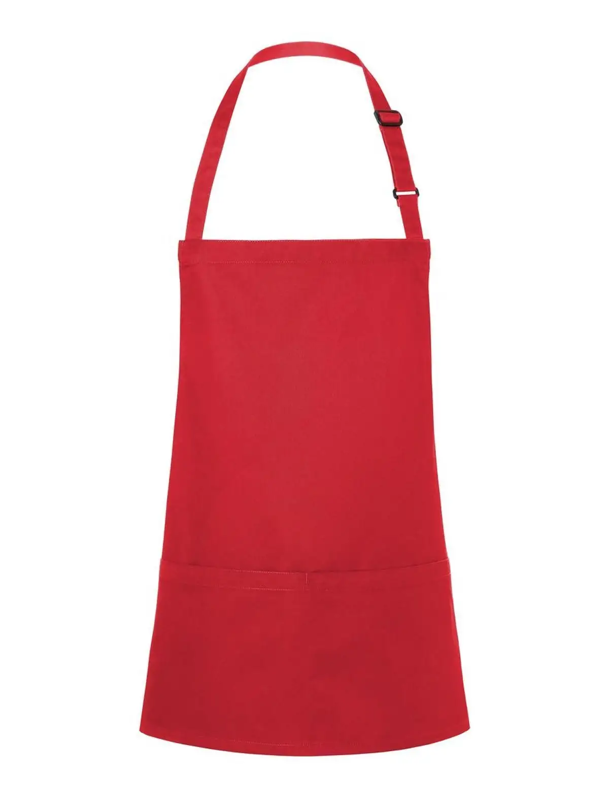 Short Bib Apron Basic With Buckle And Pocket