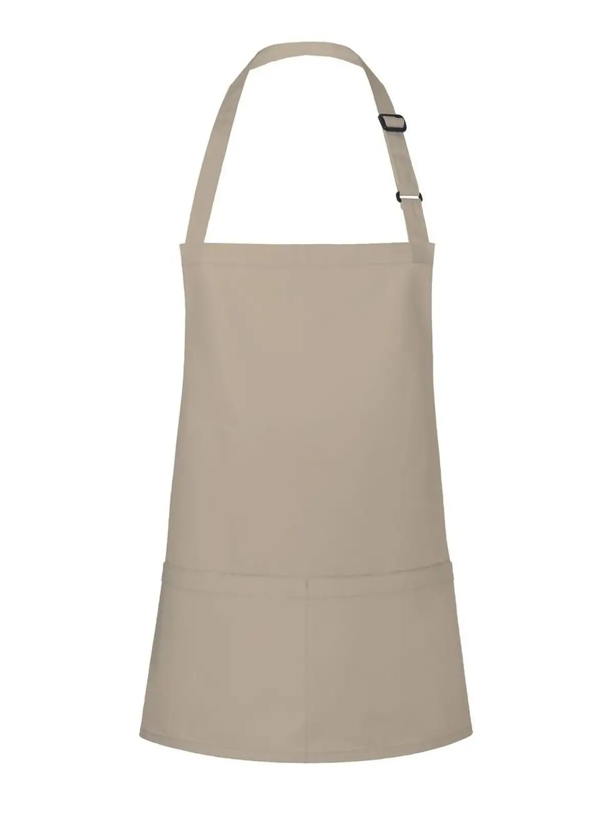 Short Bib Apron Basic With Buckle And Pocket