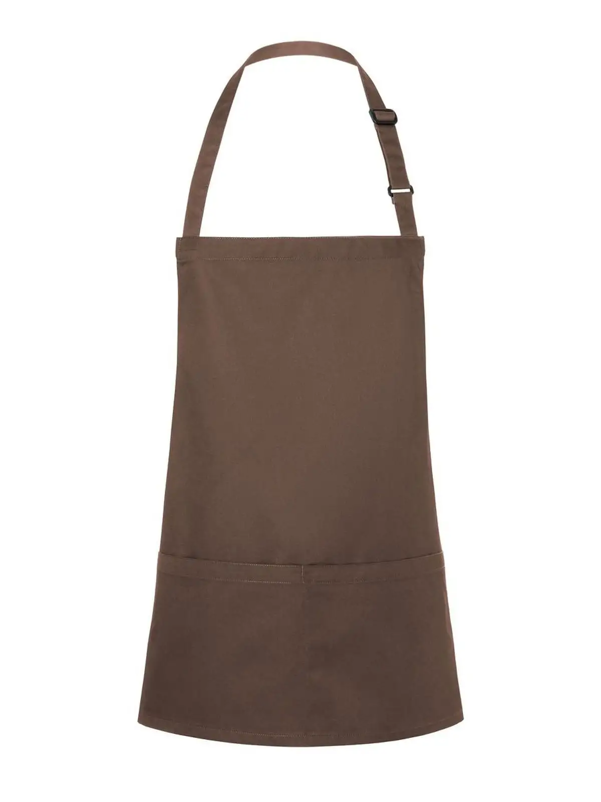 Short Bib Apron Basic With Buckle And Pocket
