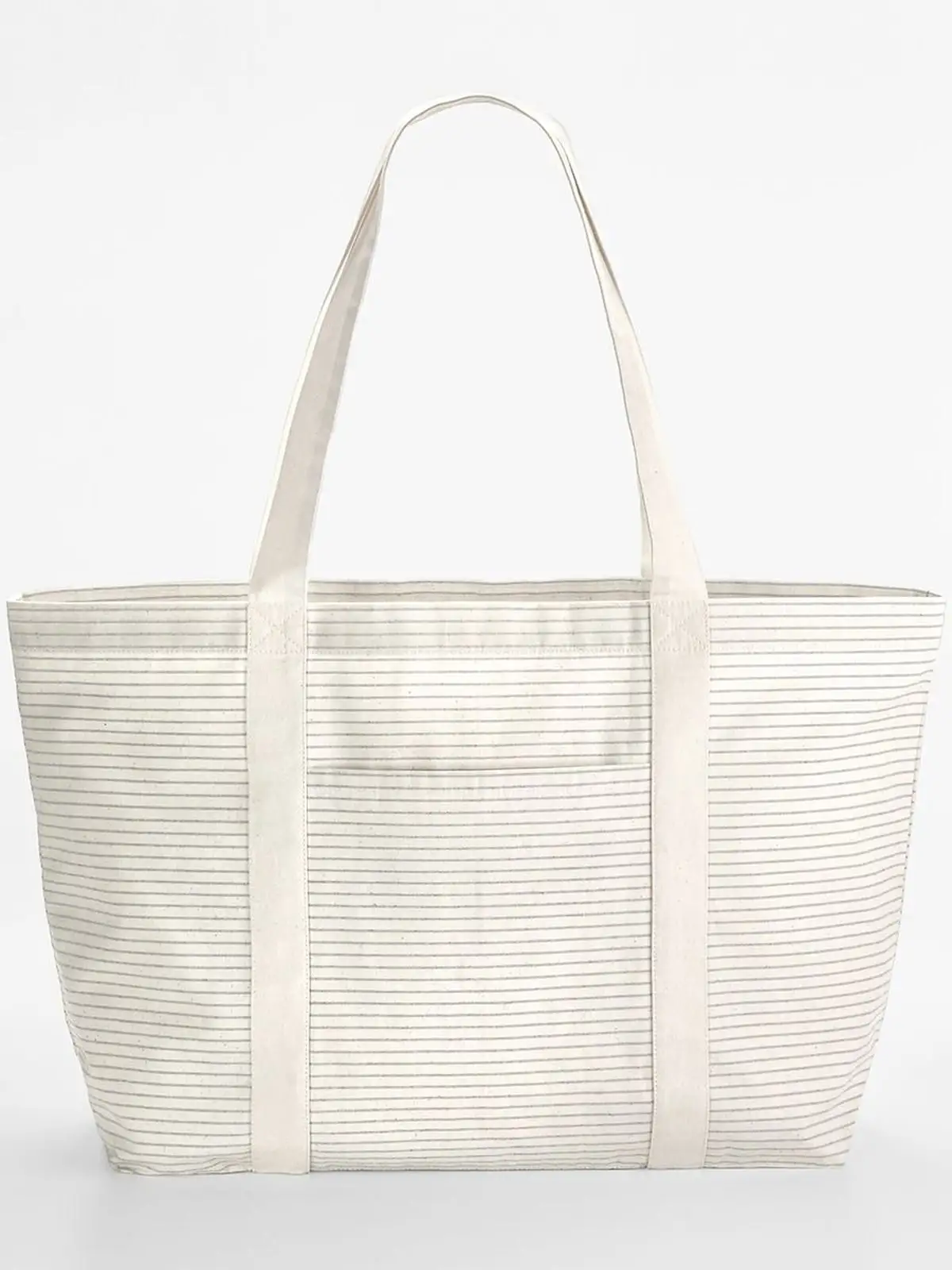 Striped Organic Cotton Shopper