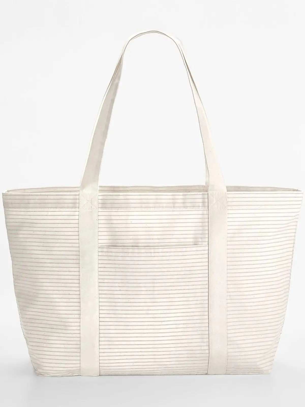 Striped Organic Cotton Shopper
