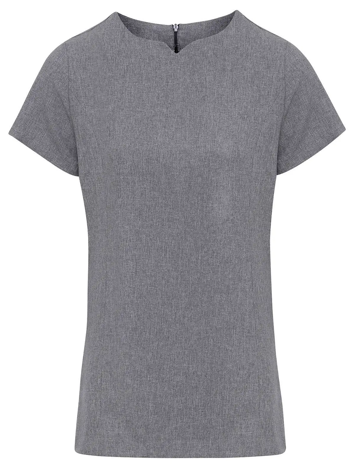 Viola Linen Look Cut Neck Beauty Tunic