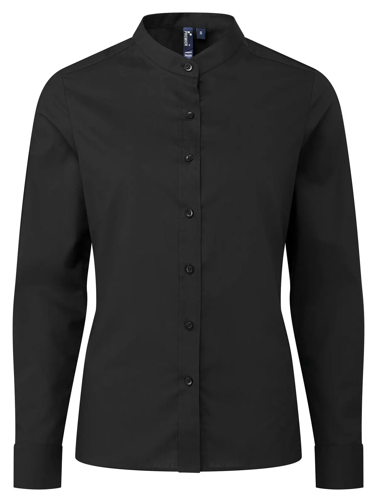 Women’s Banded Collar 'Grandad' Shirt