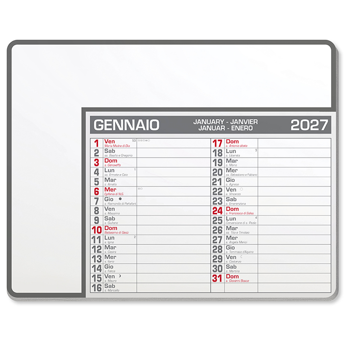 Calendar Pad Edge