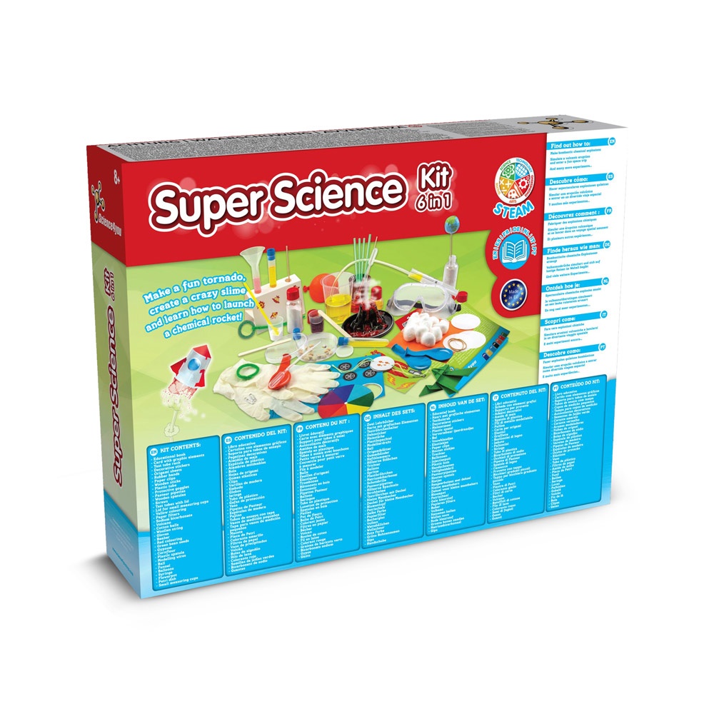 6 in 1 Super Science Kit I. Giocattolo educativo per bambini