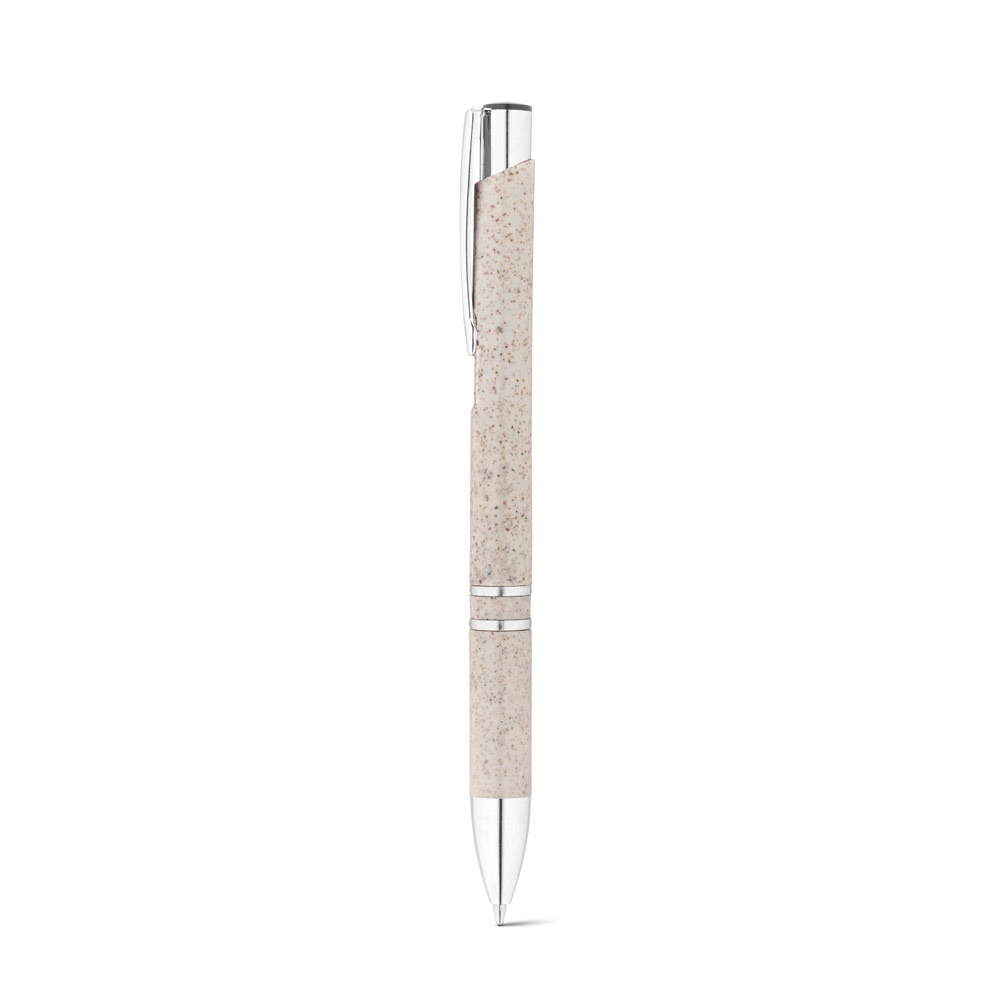 BETA WHEAT. Penna a sfera in fibra di grano e ABS con clip