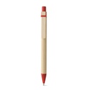 NAIROBI. Penna a sfera in carta kraft e clip in legno