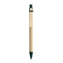 NAIROBI. Penna a sfera in carta kraft e clip in legno