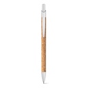 NATURA. Penna a sfera in sughero e alluminio riciclato (100% rAL) con clip