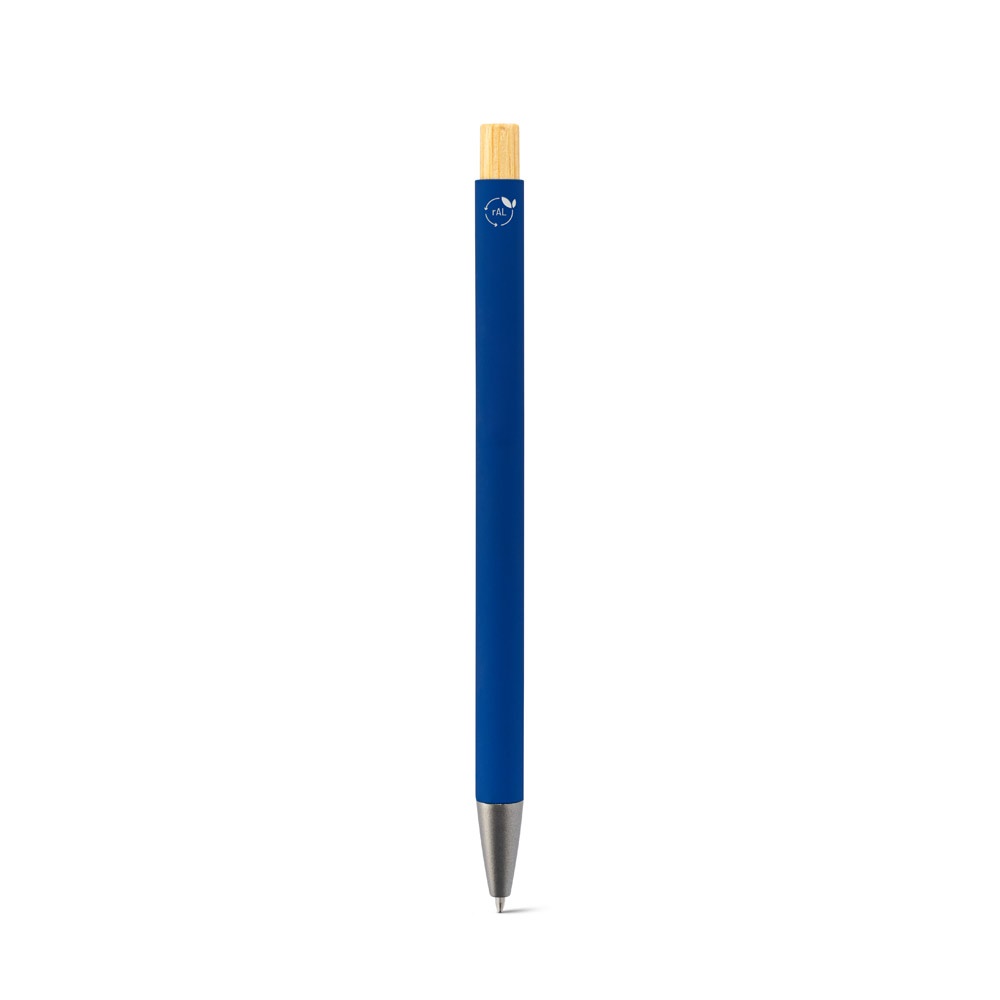 ZYLEN. Penna a sfera in alluminio riciclato (100% rAL),con finitura in gomma