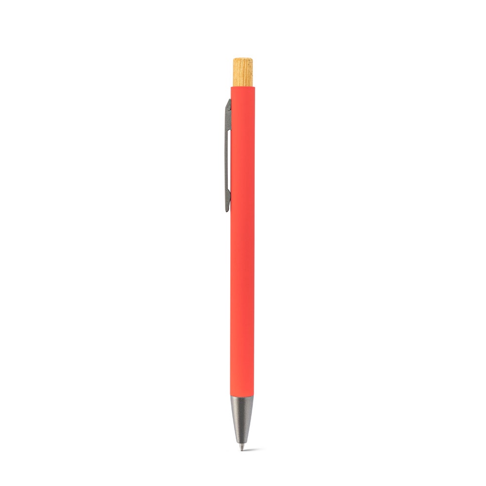 ZYLEN. Penna a sfera in alluminio riciclato (100% rAL),con finitura in gomma