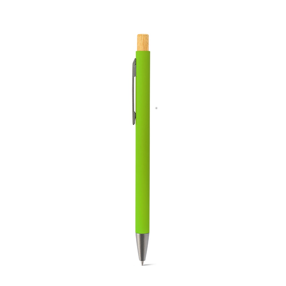 ZYLEN. Penna a sfera in alluminio riciclato (100% rAL),con finitura in gomma