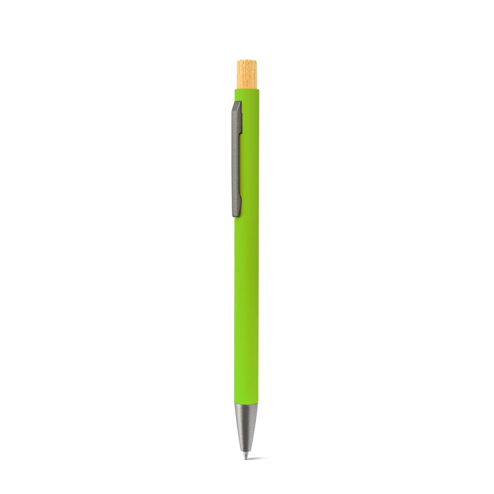 ZYLEN. Penna a sfera in alluminio riciclato (100% rAL),con finitura in gomma