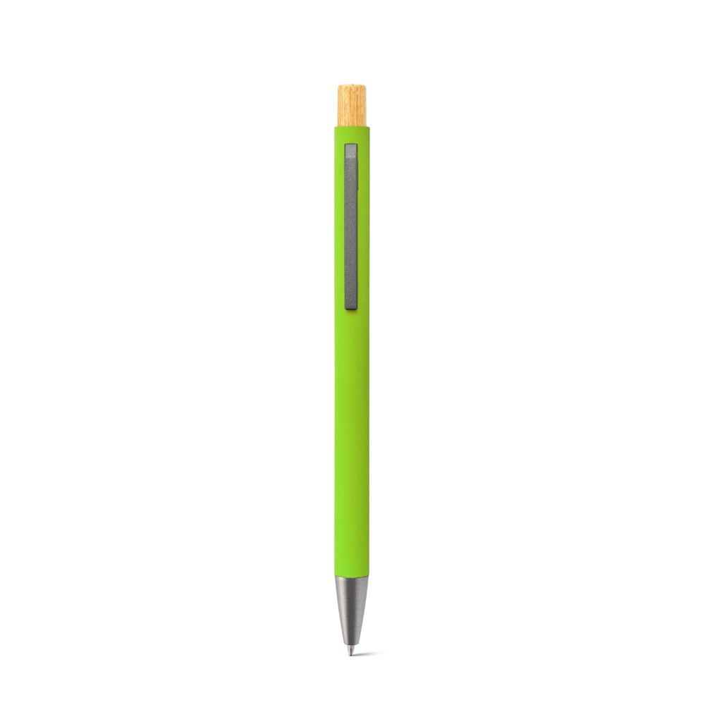 ZYLEN. Penna a sfera in alluminio riciclato (100% rAL),con finitura in gomma