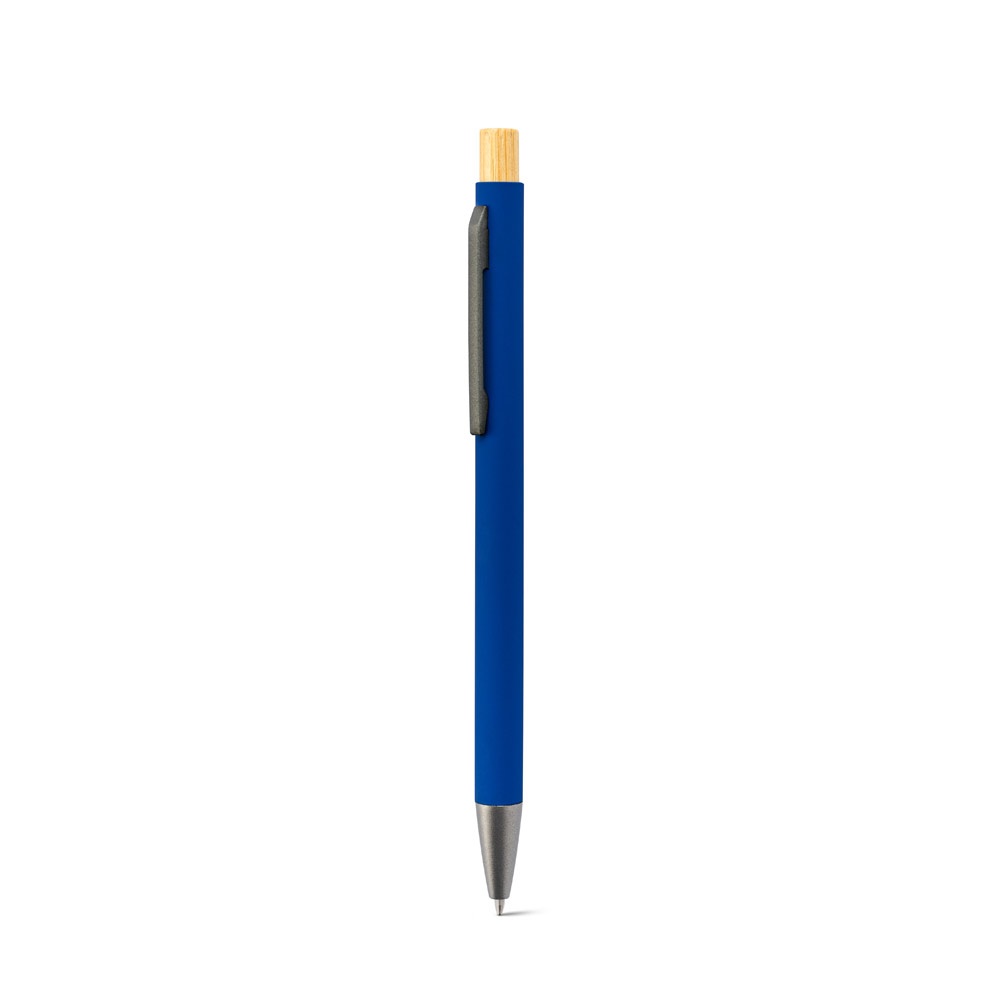 ZYLEN. Penna a sfera in alluminio riciclato (100% rAL),con finitura in gomma