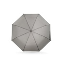 AIDEN. Ombrello da 21" in poliestere riciclato (100% rPET) pongee 190T, ripiegabile in 3 sezioni