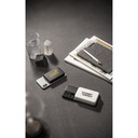 AMPERE 10. Power bank magnetico da 10'000 mAh con caricatore wireless superveloce da 15W in ABS riciclato (100% rABS)