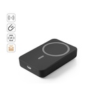 AMPERE 10. Power bank magnetico da 10'000 mAh con caricatore wireless superveloce da 15W in ABS riciclato (100% rABS)