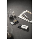 AMPERE 5. Power bank magnetico da 5'000 mAh con caricatore wireless superveloce da 15W in ABS riciclato (100% rABS)