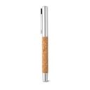 ANDREW. Roller con corpo in acciaio inox (90% rSS) e sughero, con clip