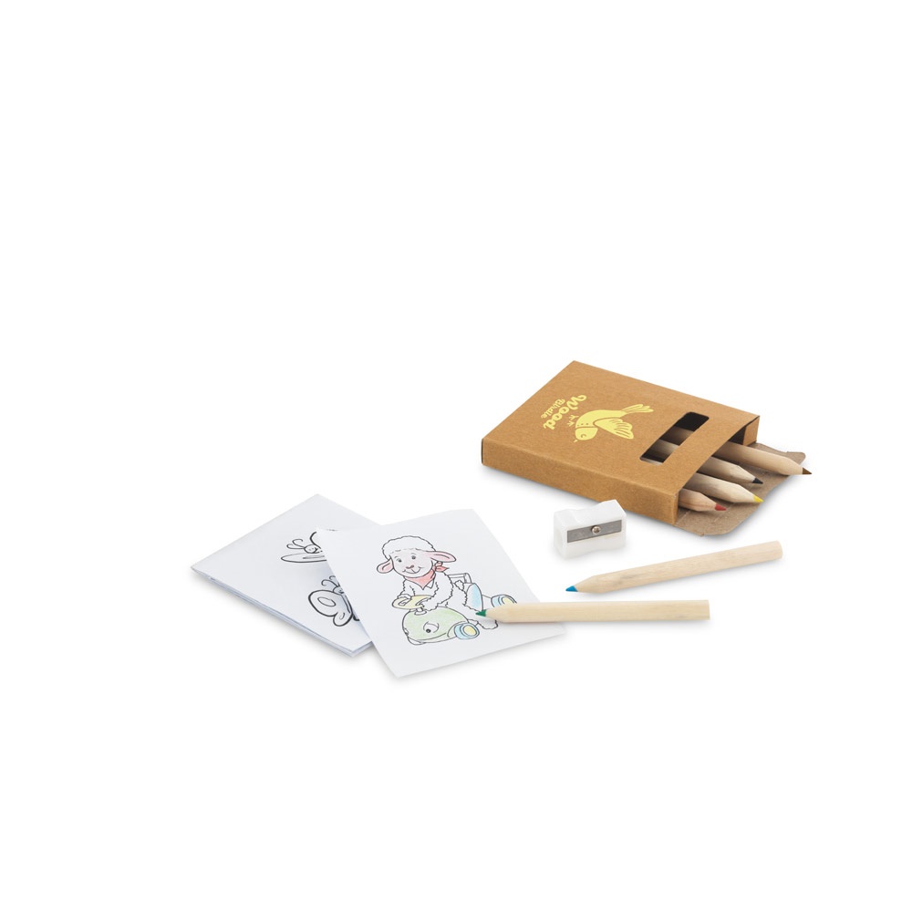 ANIM. Set per colorare in scatola in cartone