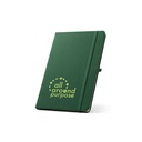 ANNE. Block notes A5 in poliestere riciclato (100% rPET) con fogli a righe