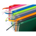ANNE. Block notes A5 in poliestere riciclato (100% rPET) con fogli a righe