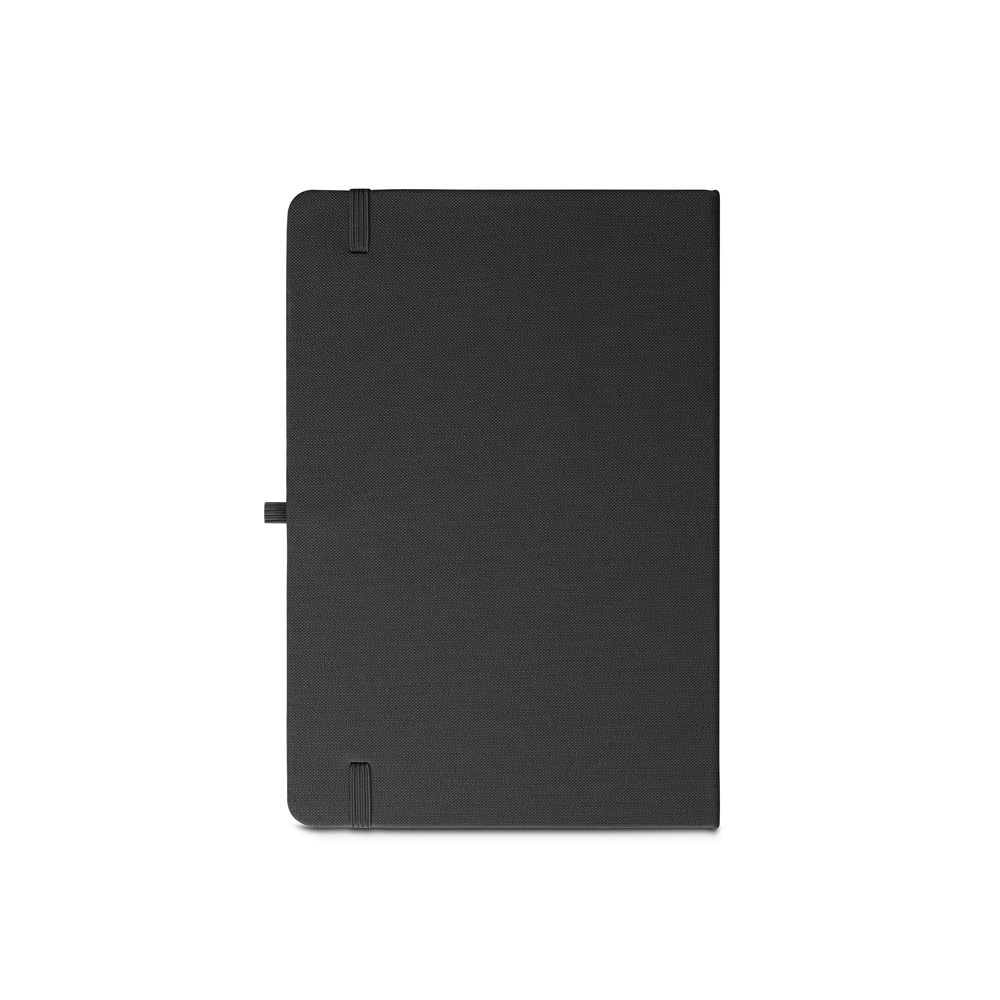 ANNE. Block notes A5 in poliestere riciclato (100% rPET) con fogli a righe