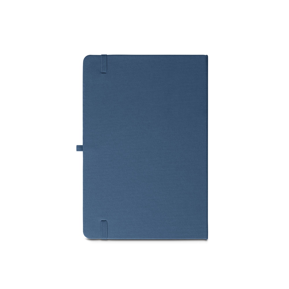 ANNE. Block notes A5 in poliestere riciclato (100% rPET) con fogli a righe