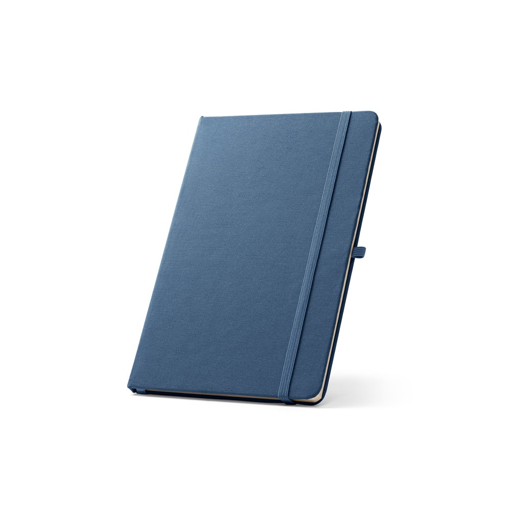 ANNE. Block notes A5 in poliestere riciclato (100% rPET) con fogli a righe
