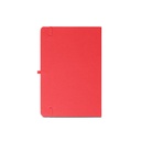 ANNE. Block notes A5 in poliestere riciclato (100% rPET) con fogli a righe