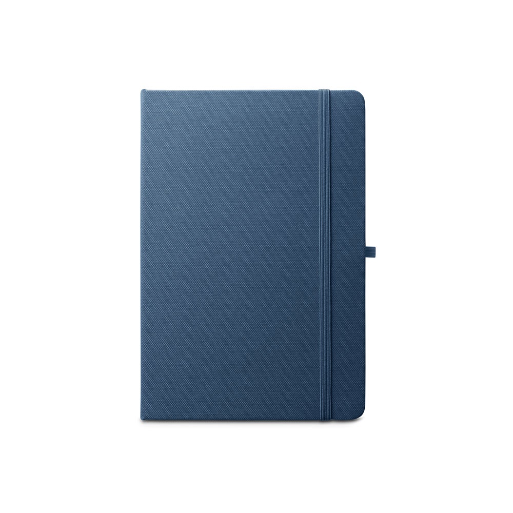 ANNE. Block notes A5 in poliestere riciclato (100% rPET) con fogli a righe