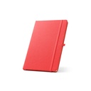 ANNE. Block notes A5 in poliestere riciclato (100% rPET) con fogli a righe