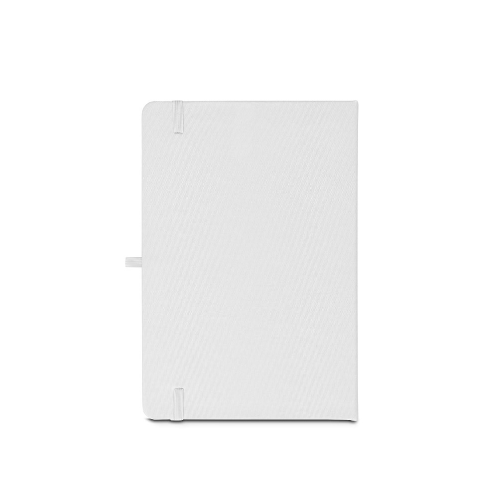 ANNE. Block notes A5 in poliestere riciclato (100% rPET) con fogli a righe