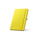 ANNE. Block notes A5 in poliestere riciclato (100% rPET) con fogli a righe