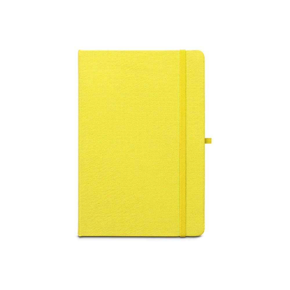 ANNE. Block notes A5 in poliestere riciclato (100% rPET) con fogli a righe