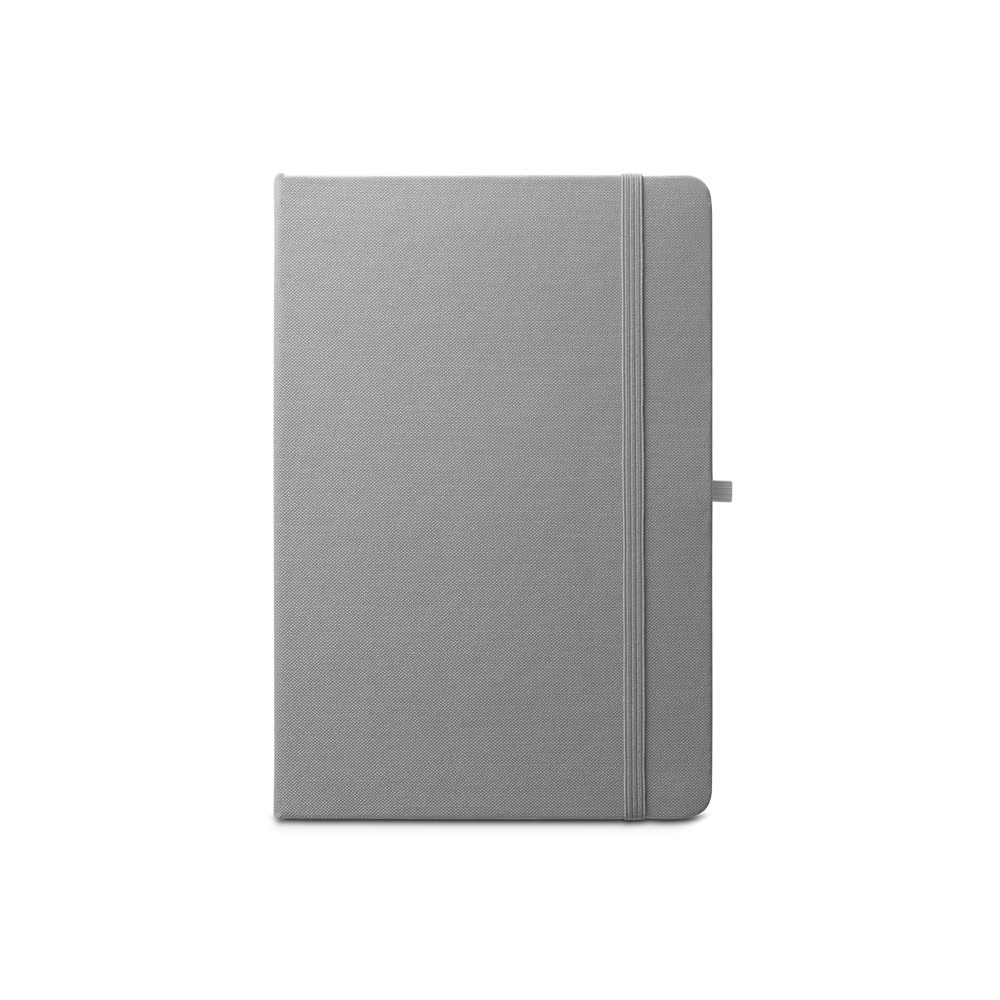 ANNE. Block notes A5 in poliestere riciclato (100% rPET) con fogli a righe