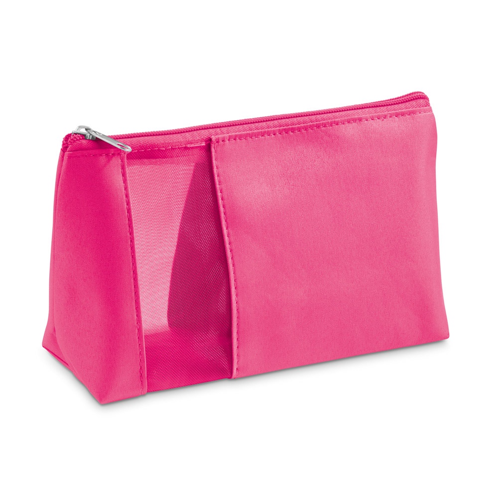 ANNIE. Pochette in microfibra e rete