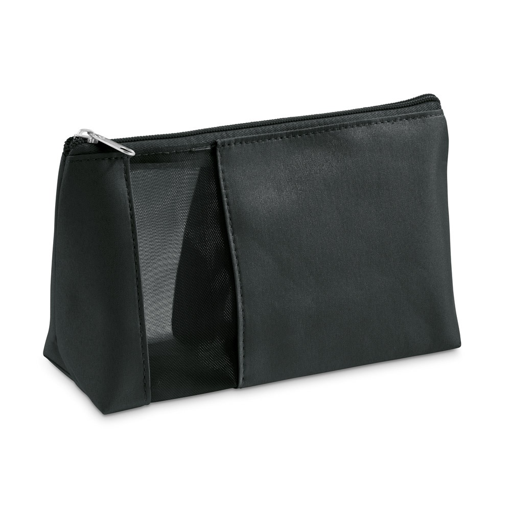 ANNIE. Pochette in microfibra e rete