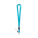 ANQUETIL. Lanyard in poliestere con moschettone in metallo
